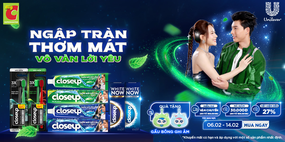   THƠM MÁT NGỎ LỜI YÊU -​ CLOSEUP x GO! APP TUNG DEAL ĐÚNG ĐIỆU