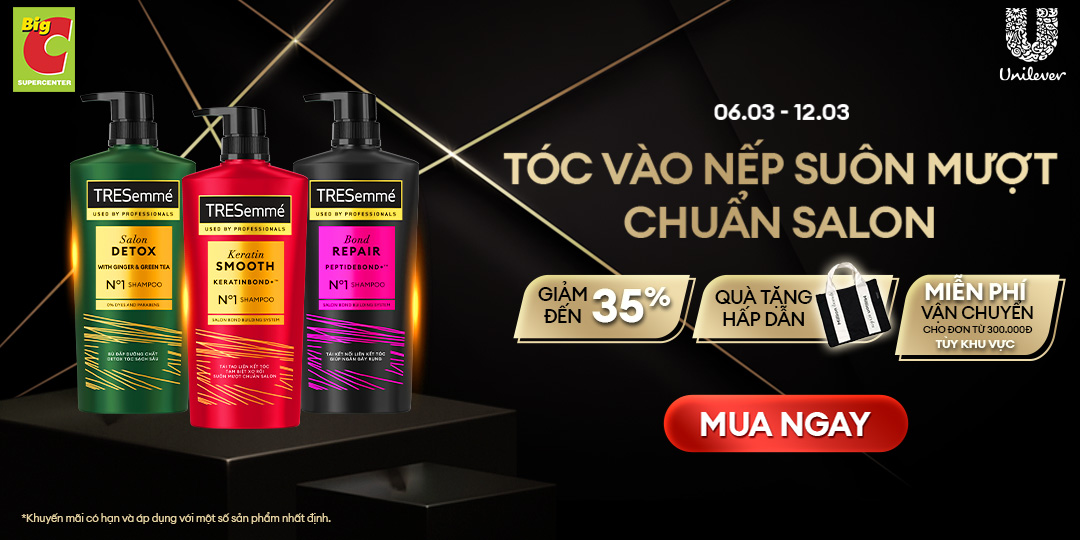 MỞ GO! APP CHỐT DEAL HỜI TRESemmé  - CHĂM TÓC CHUẨN SALON TẠI NHÀ