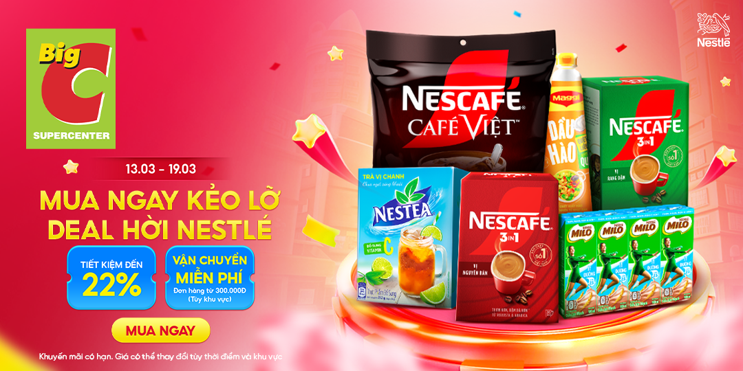 NESTLÉ SALE MÊ - MỞ GO! APP CHỐT ĐƠN NGAY