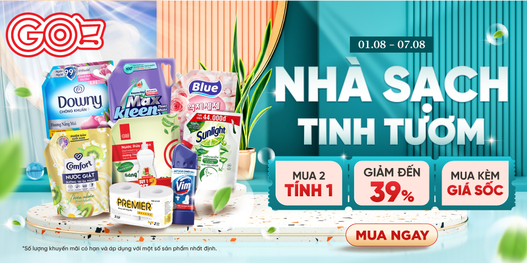 NHÀ SẠCH TINH TƯƠM - DEAL HỜI TẶNG BẠN