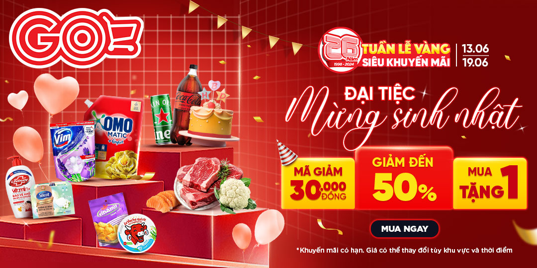 SĂN DEAL TUẦN LỄ VÀNG MỪNG GO! THÊM TUỔI MỚI