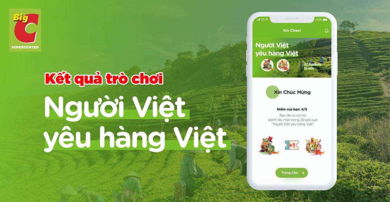 Kết quả trò chơi: “Người Việt yêu hàng Việt”