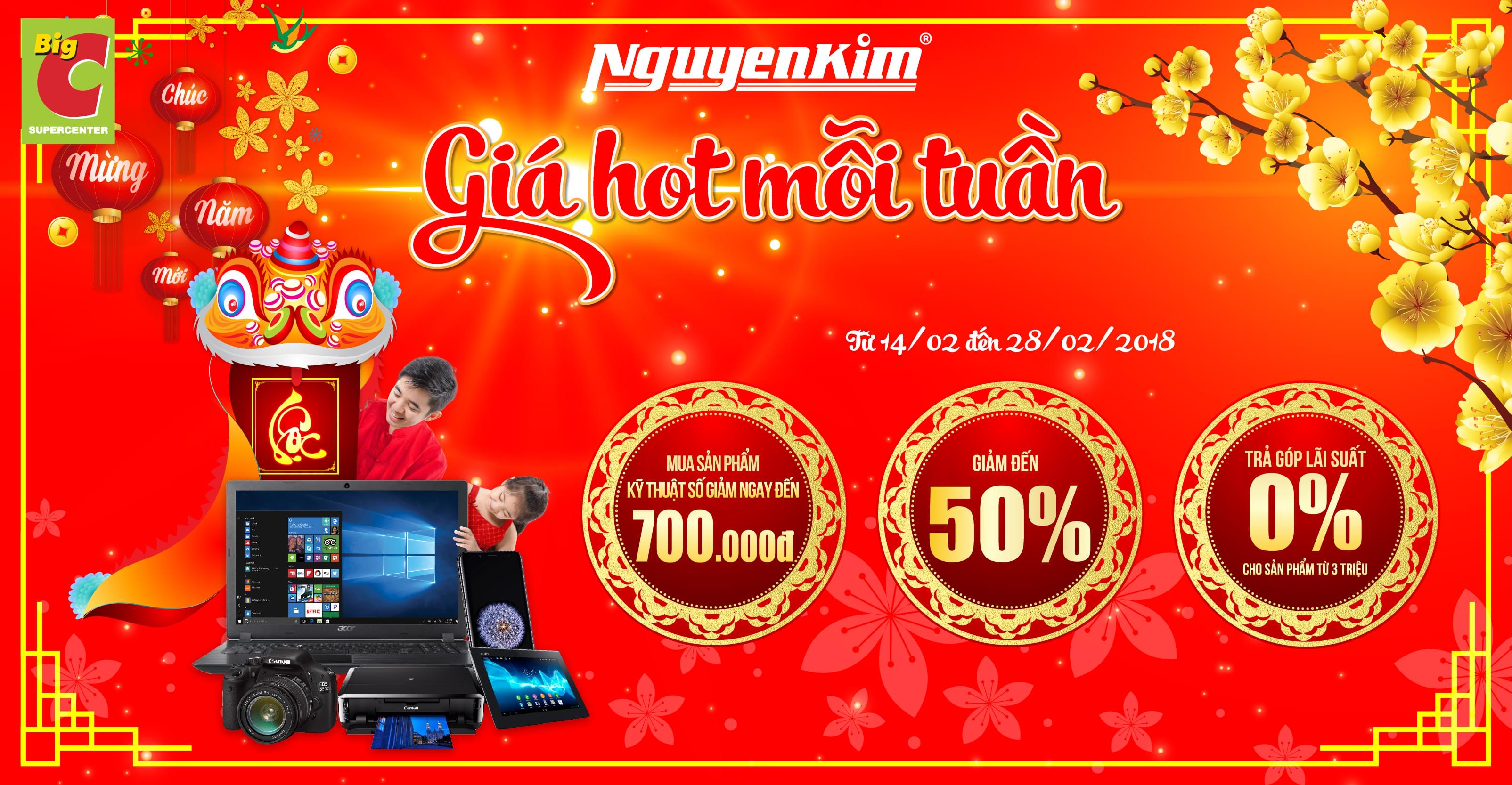 Nguyen Kim promotion at Big C – Weekly hot prices