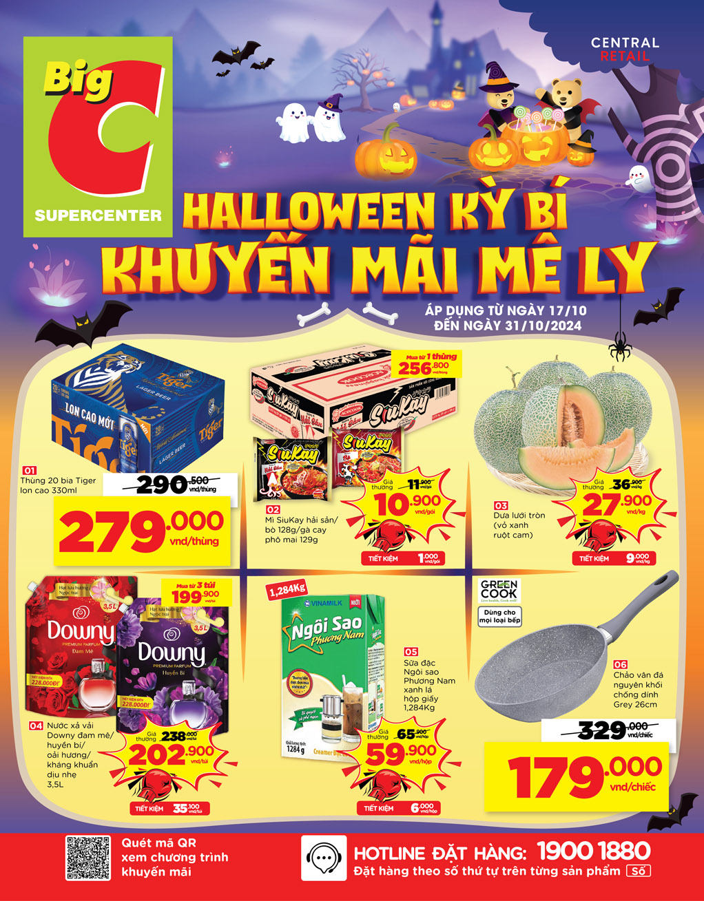 Halloween kỳ bí, khuyến mãi mê ly 2024