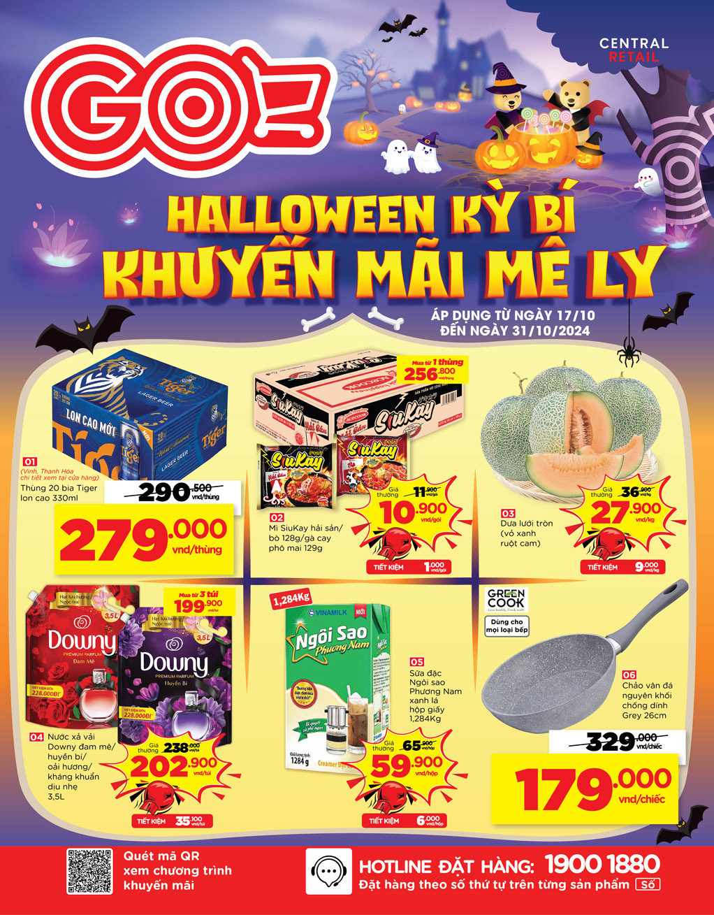 Halloween kỳ bí, khuyến mãi mê ly 2024