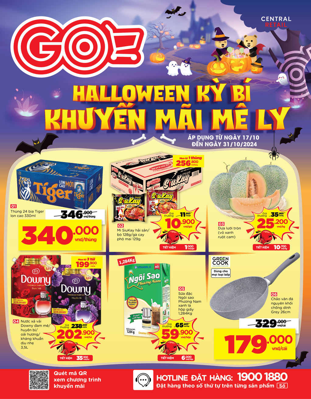 Halloween kỳ bí, khuyến mãi mê ly 2024