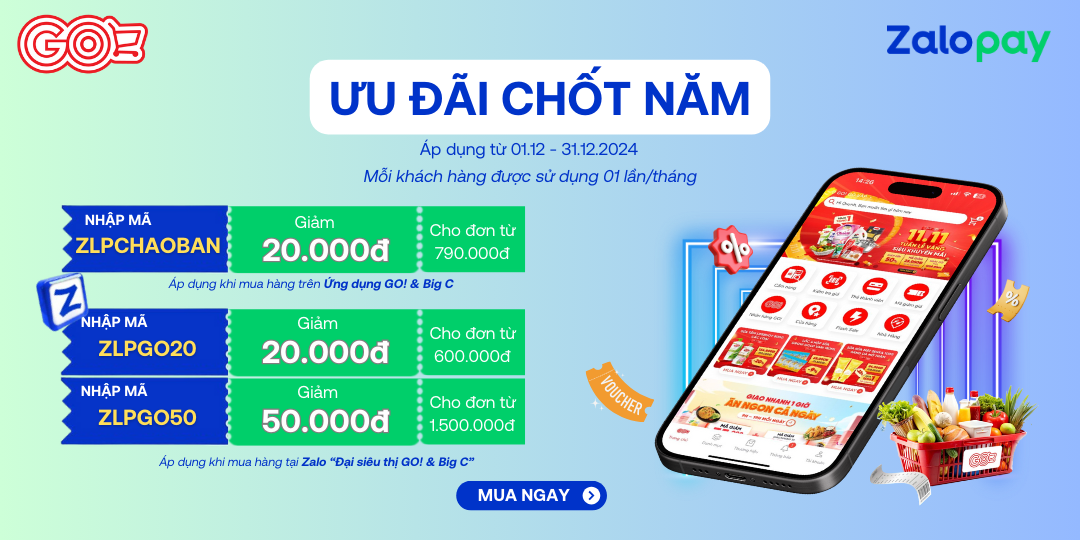 TING...TING ZALOPAY TẶNG BẠN MÃ GIẢM ĐẾN 50.000Đ - MỞ GO! APP CHỐT ĐƠN NGAY