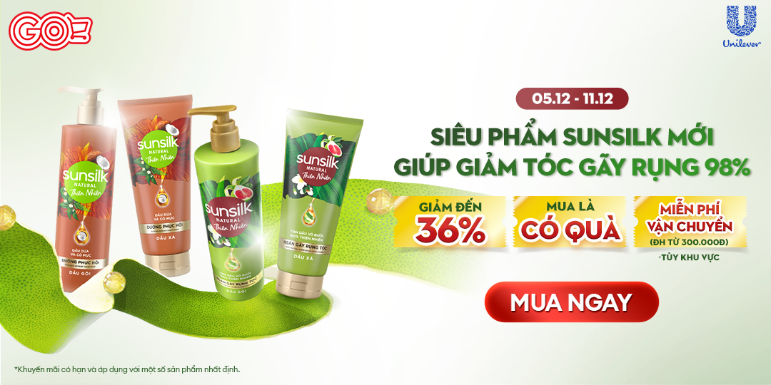 SUNSILK RA MẮT SIÊU PHẨM MỚI​ - TUNG ƯU ĐÃI CỰC HỜI TẠI GO! APP​