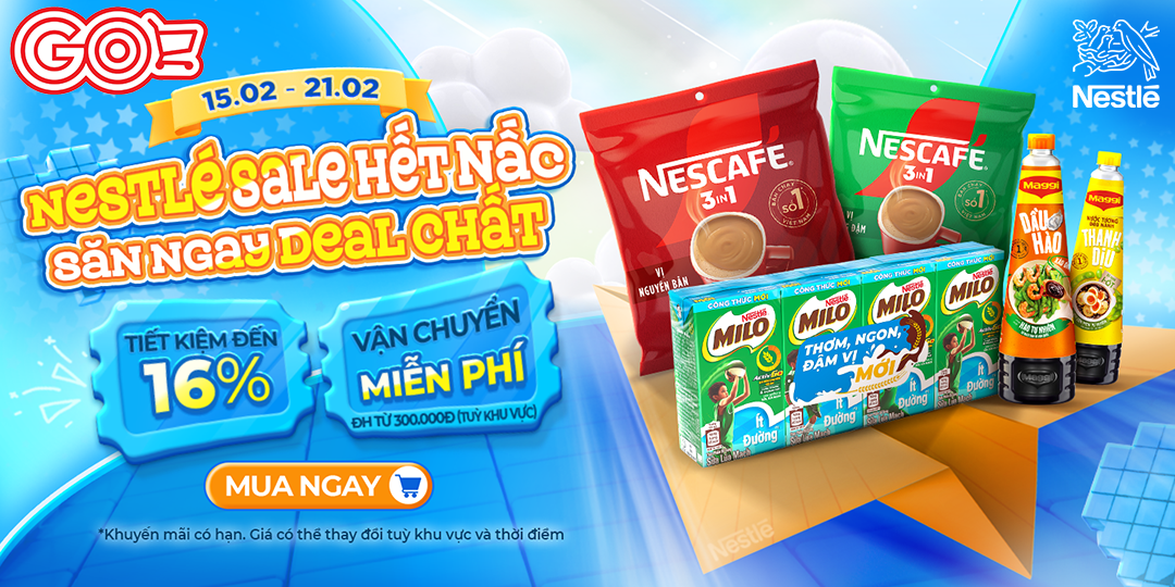 NESTLE SALE MÊ - MUA SẮM PHỦ PHÊ