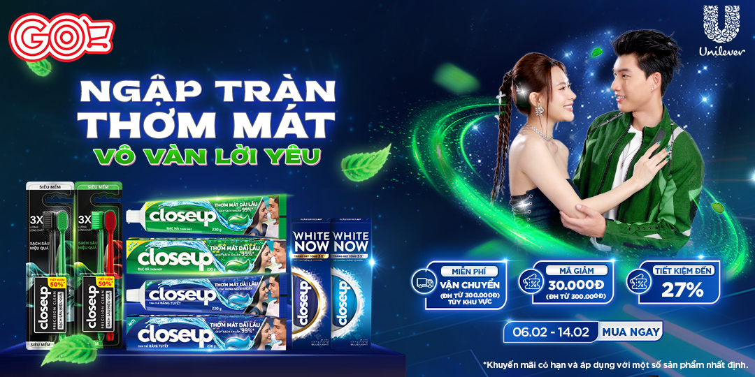 THƠM MÁT NGỎ LỜI YÊU​ - CLOSEUP X GO! APP TUNG DEAL ĐÚNG ĐIỆU