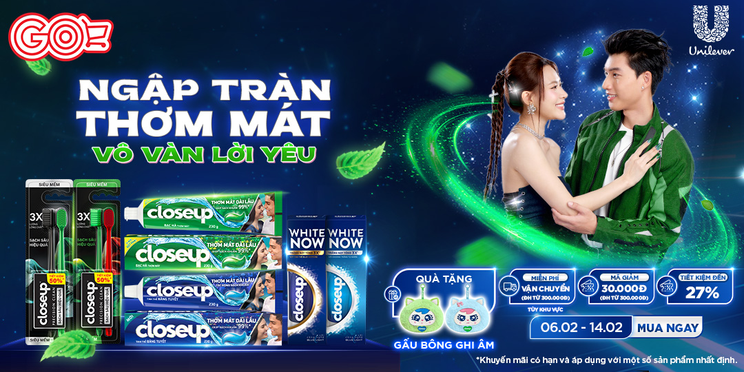 THƠM MÁT NGỎ LỜI YÊU​ - CLOSEUP X GO! APP TUNG DEAL ĐÚNG ĐIỆU