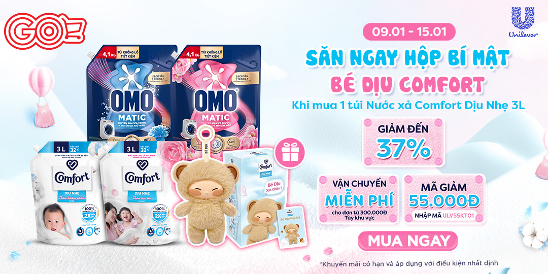 DỌN NHÀ ĐÓN TẾT - UNILEVER x GO! APP SALE HẾT