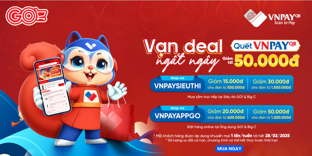 QUÉT VNPAY QR - VẠN DEAL NGẤT NGÂY