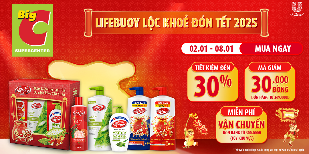 DEAL LIFEBUOY NGÀY TẾT-  TRAO LỘC KHỎE VẠN NHÀ