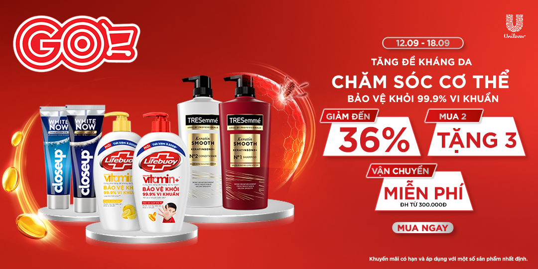 THÁNG 09 CHƯA BAO GIỜ HẾT ƯU ĐÃI, UNILEVER RA SÂN CÙNG DÀN DEAL HỜI