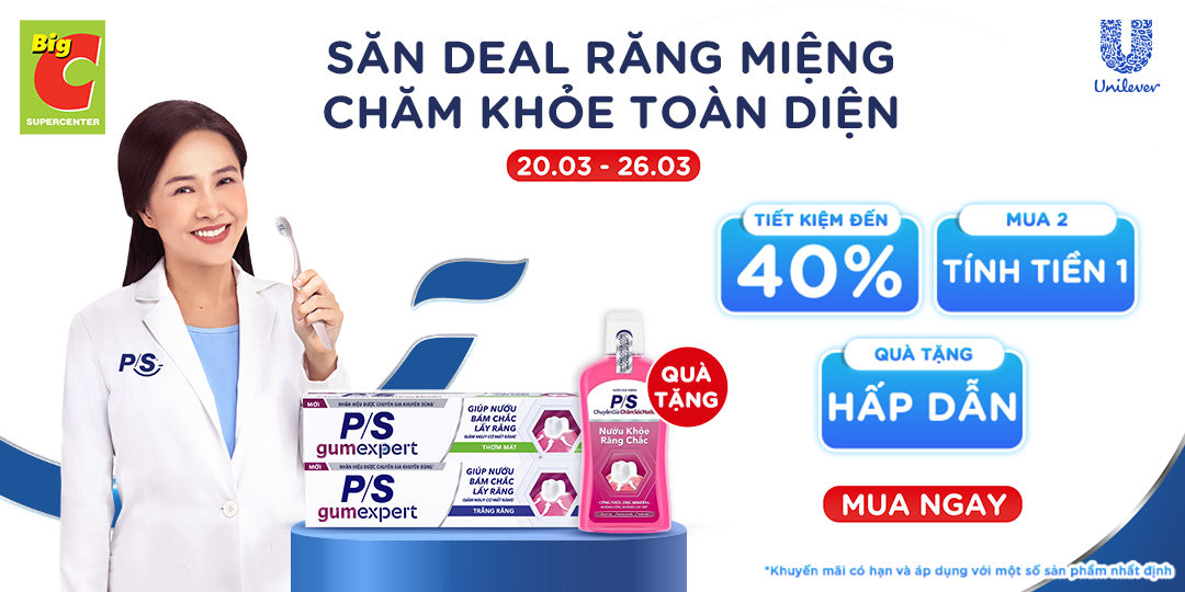 DEAL P/S RẠNG RỠ - CHO NỤ CƯỜI RẠNG NGỜI