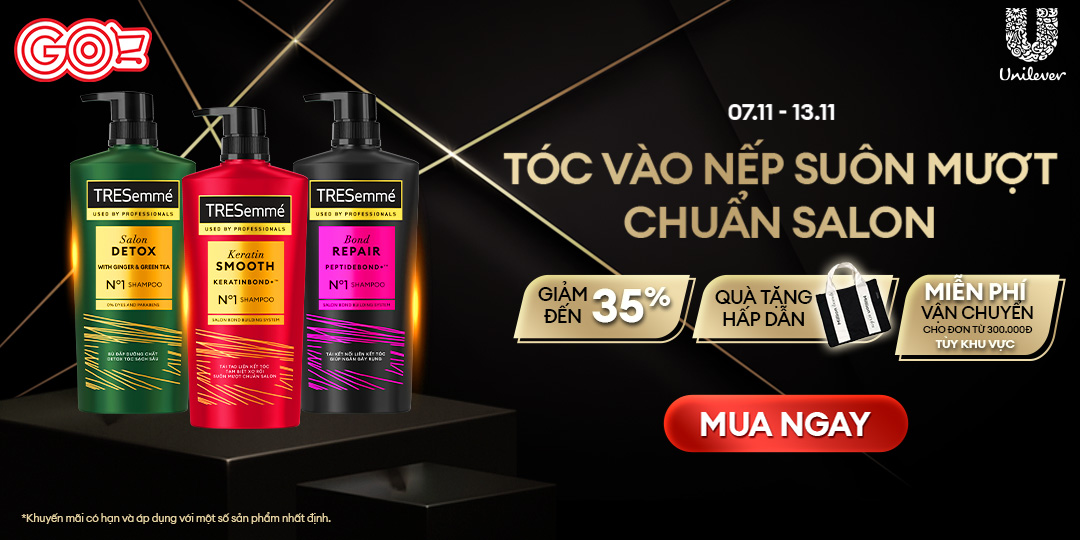 MỞ GO!  APP CHỐT DEAL HỜI TRESemmé - CHĂM TÓC CHUẨN SALON TẠI NHÀ