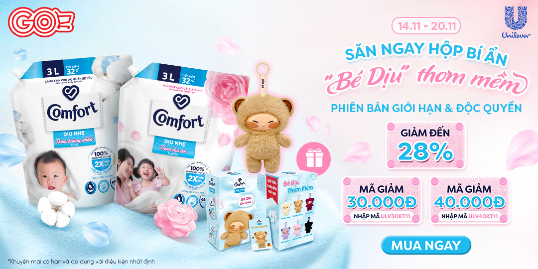 UNILEVER CÙNG GO! APP TUNG DEAL GIỮA THÁNG: QUÀ TẶNG NGẬP TRÀN - GIẢM ĐẾN 28%​