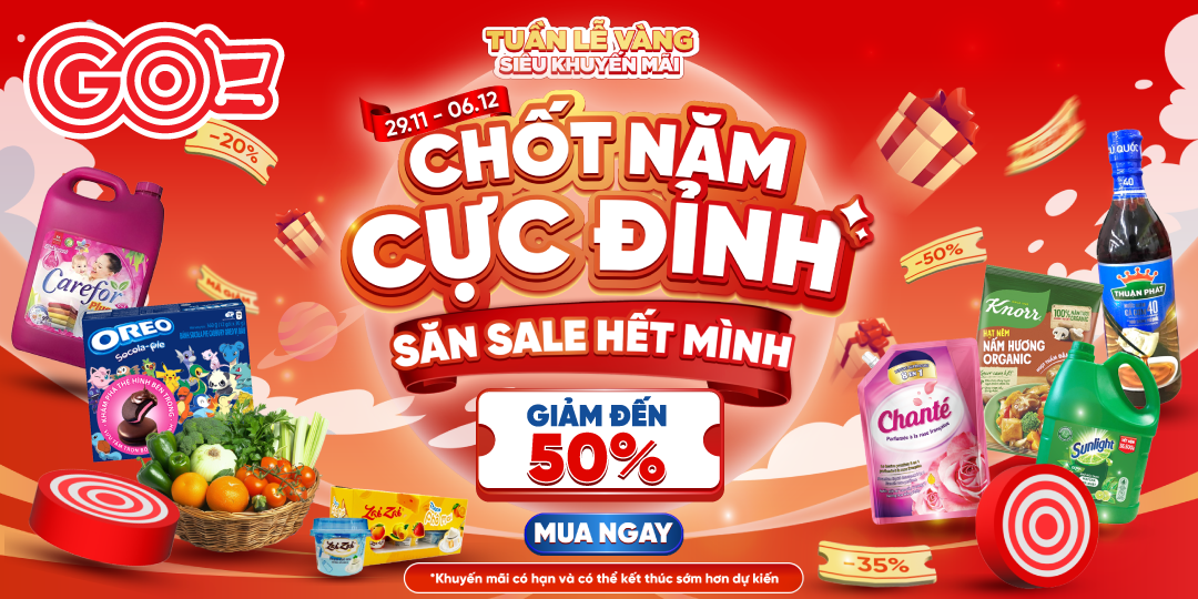 CHỐT NĂM CỰC ĐỈNH - SĂN SALE HẾT MÌNH