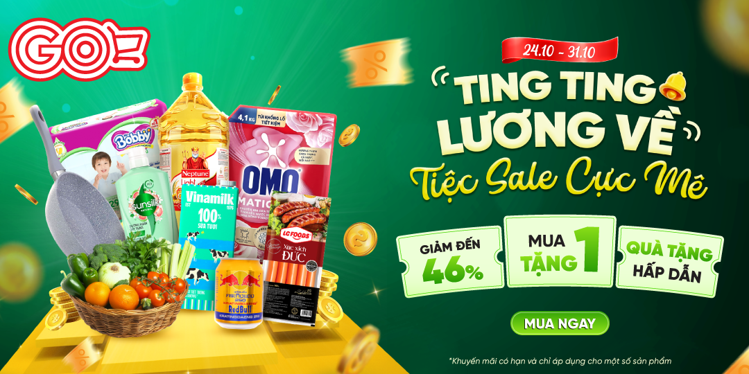 TING TING LƯƠNG VỀ VÍ - CHỐT DEAL ĐẾN 46% TẠI APP GO! MÊ LY