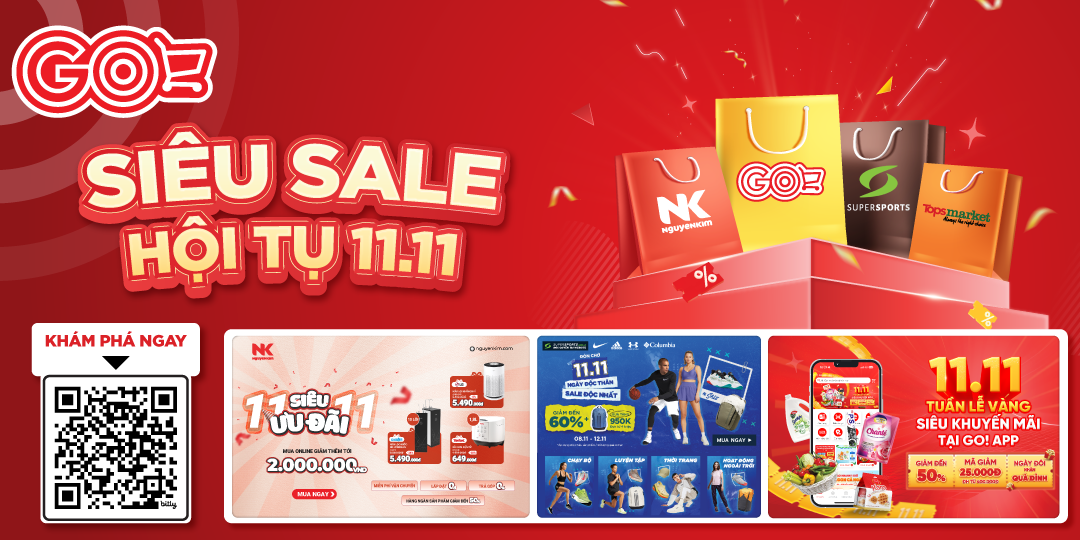 SIÊU SALE HỘI TỤ 11.11 ĐÃ TỚI! 