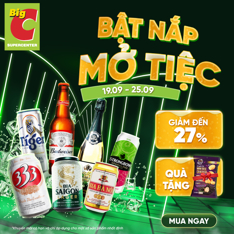 BẬT NẮP MỞ TIỆC CÙNG GO!